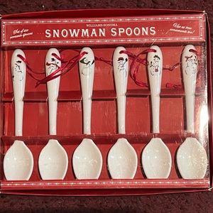 COPY - Williams-Sonoma snowman spoons.
